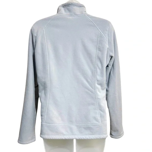 THE NORTH FACE MORNINGSIDE FLEECE FULL ZIP JACKET SIZE M LIGHT GRAY - Picture 2 of 8